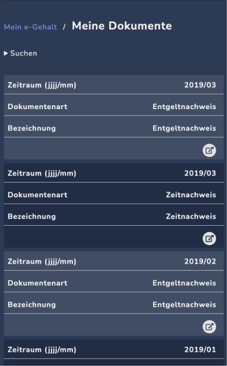 e-Gehalt from the perspective of the end user